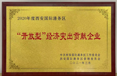 2020年度“开放型”经济突出贡献企业